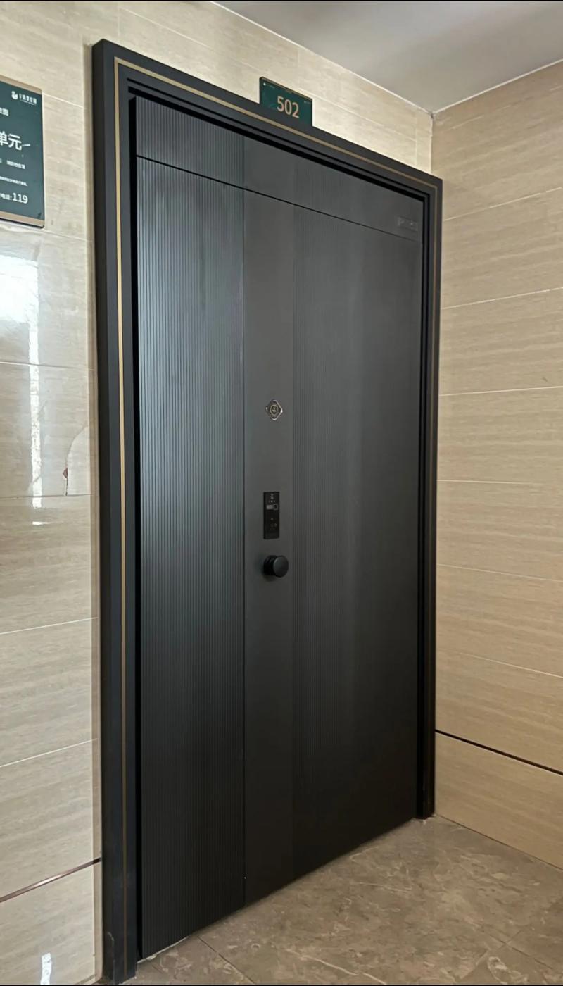 星月神防盗门安装效果解析 入户门新宠，美观与安全兼备